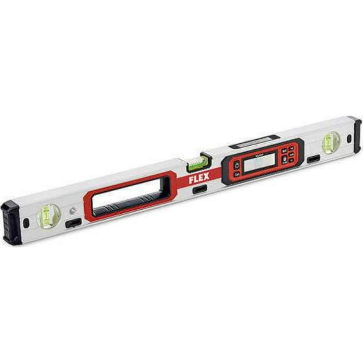 Nivela electronica, Flex, 600 mm, Aluminiu, Rosu
