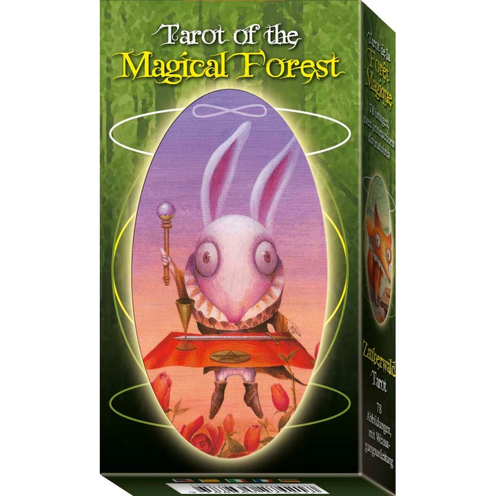 78 db-os kártyakészlet Tarot of the Magical Forest, Lo Scarabeo, 6,6 x 12 cm, Multicolor