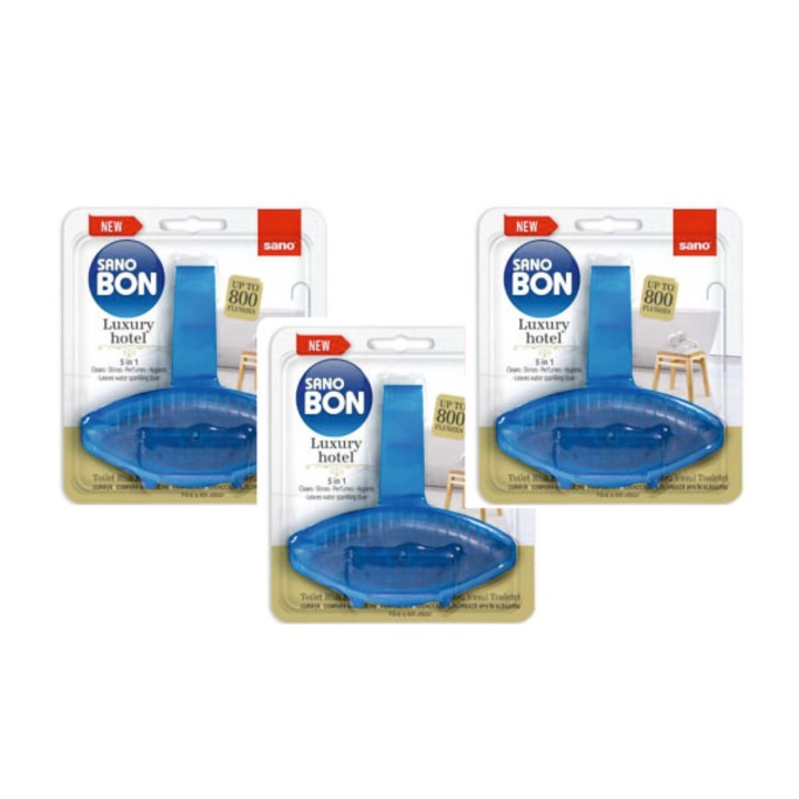 Pachet 3 x Odorizant Toaleta SanoBon, 55g