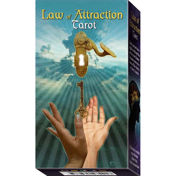 Set 78 carti tarot Law of Attraction, Lo Scarabeo, Ilustratii de S. Gabrielli, Multicolor