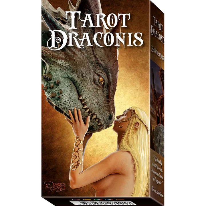 Set 78 carti tarot Draconis, Lo Scarabeo, Ilustratii de Davide Corsi, Multicolor