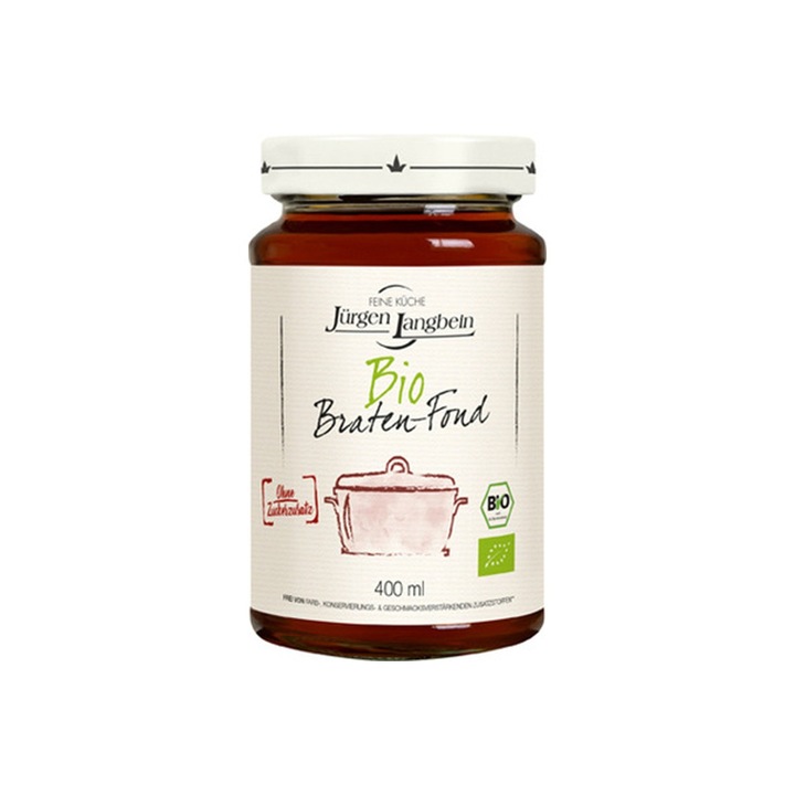 Fond lichid, pentru fripturi, Bio, 400 ml, Jürgen Langbein