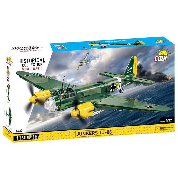 Set de Construit Junkers JU-88, 1160 piese