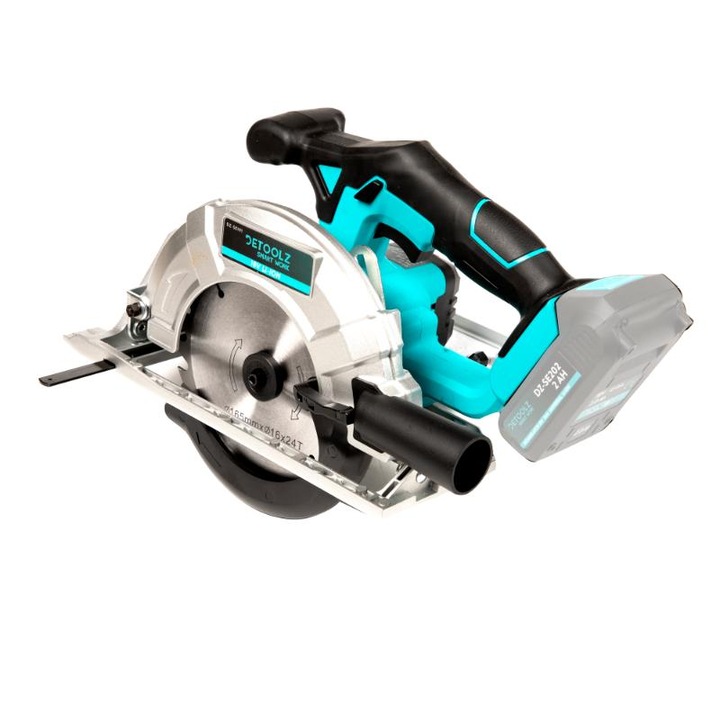 Fierastrau Circular, Fara Acumulator, Ø165mm, 18V, Pentru lemn