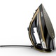 Fier de calcat Tefal Ultimate Pure FV9847E0, 3200W, abur 260g/min, 350ml, colector anticalcar, oprire automata, Negru/auriu