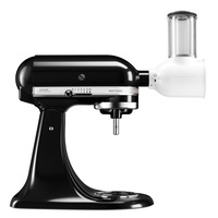 Mixer cu bol KitchenAid BUNDLEVEGGIEOB, model 125, 4.8L, cu accesoriu feliere, onyx black