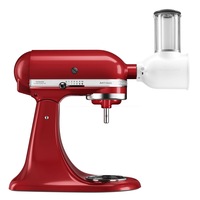 Mixer cu bol KitchenAid BUNDLEVEGGIEER, model 125, 4.8L, cu accesoriu feliere, empire red