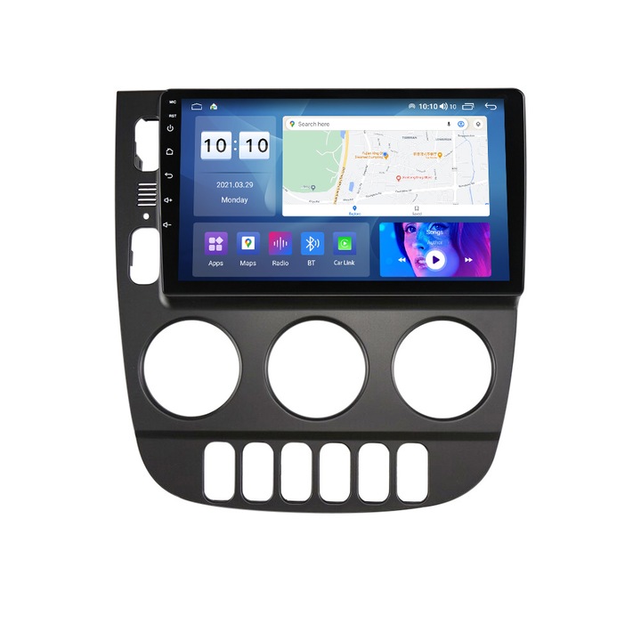 Navigáció Mercedes ML W163 2001-2005, Android, 9 hüvelykes kijelző, 2 GB RAM +32 GB ROM, Internet, 4G, Alkalmazások, Waze, Wi Fi, USB, Bluetooth