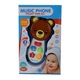 Telefon de jucarie pentru copii, Sunet/Lumini, Plastic, Multicolor