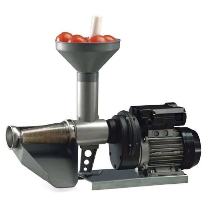 Резачка за домати, електрическа, Studio Casa, 150 кг/ч, 400 W, корпус от лят алуминий, крачета против плъзгане, сиво с черно