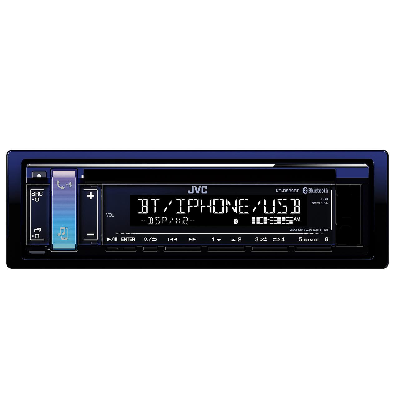 Radio CD auto JVC KDR889BT, 4x50W, USB, AUX, Bluetooth, Accent key