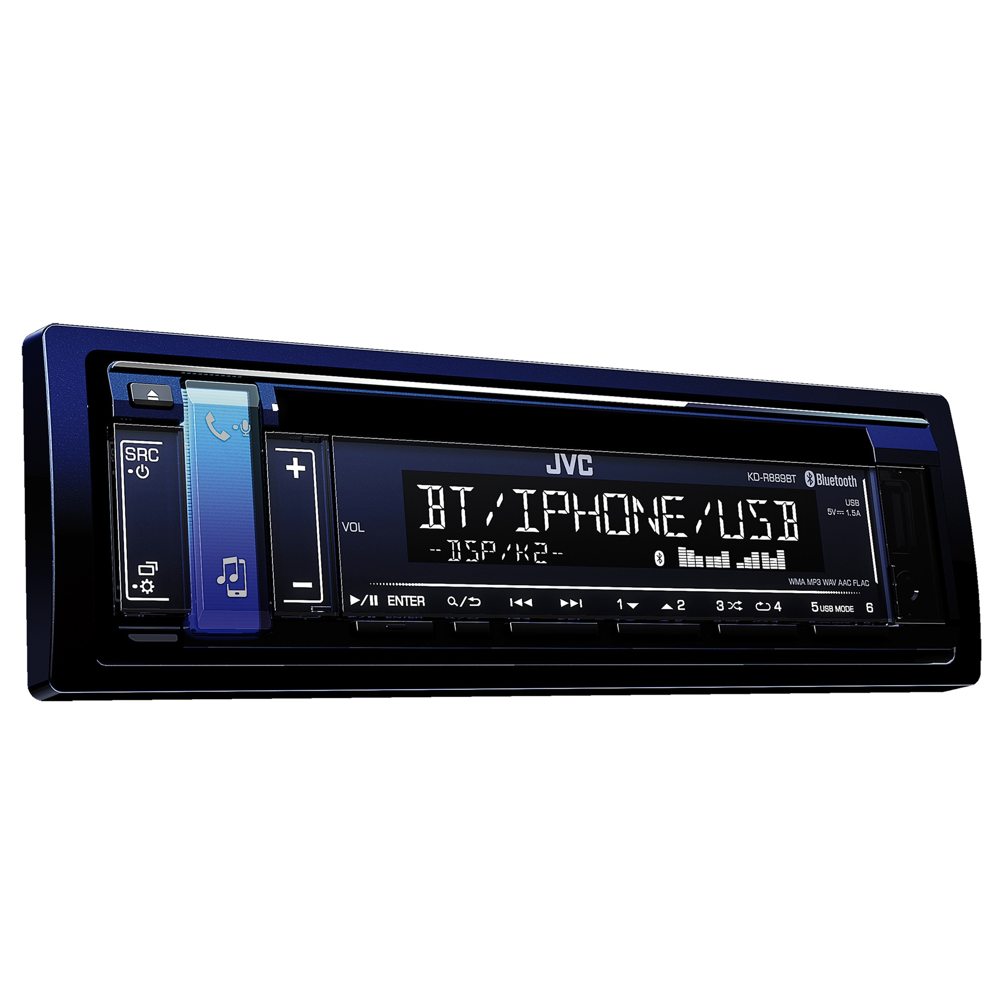 Radio CD auto JVC KDR889BT, 4x50W, USB, AUX, Bluetooth, Accent key