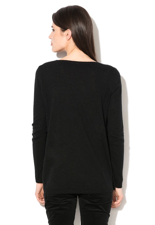United Colors Of Benetton Cardigan negru cu nasturi M