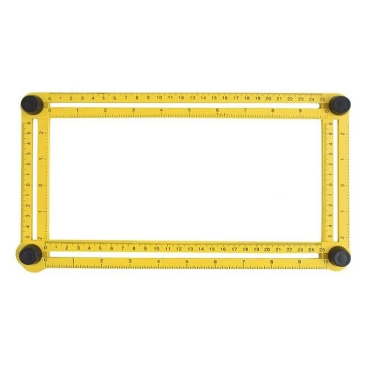 Rigla multi-unghiulara, ajustabila, 30x17.5 cm