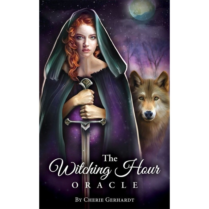 Комплект от 39 карти оракул The Witching Hour, US Games Systems, By Cherie Gerhardt, 8 x 13 cm, Многоцветен