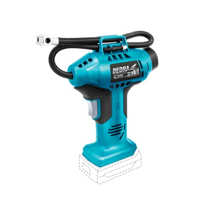 Compresor tip pistol 18V 11Bar fara acumulator Dedra DED7078