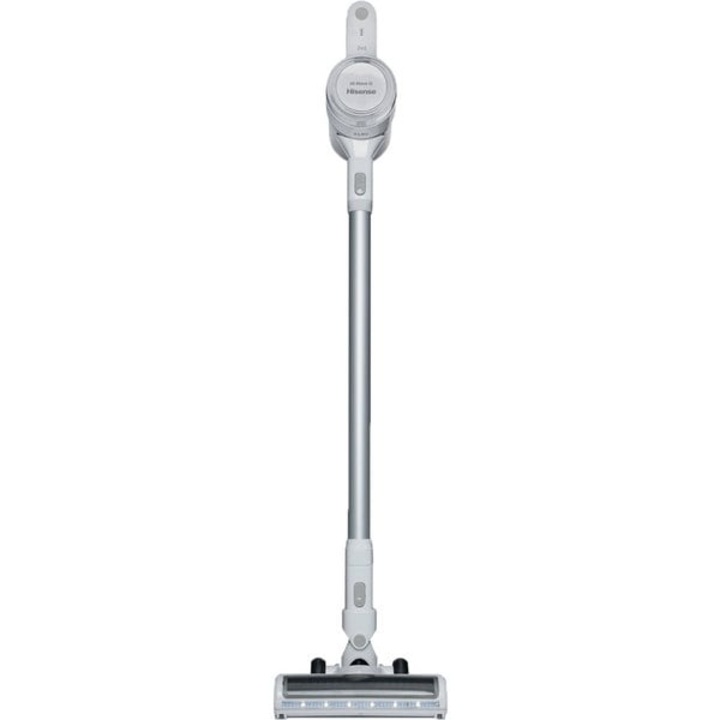 Вертикална прахосмукачка HISENSE HI-MOVE III HVC6133W, 0.5l, 21.6V, максимална автономност 45 мин, бяло-сребриста
