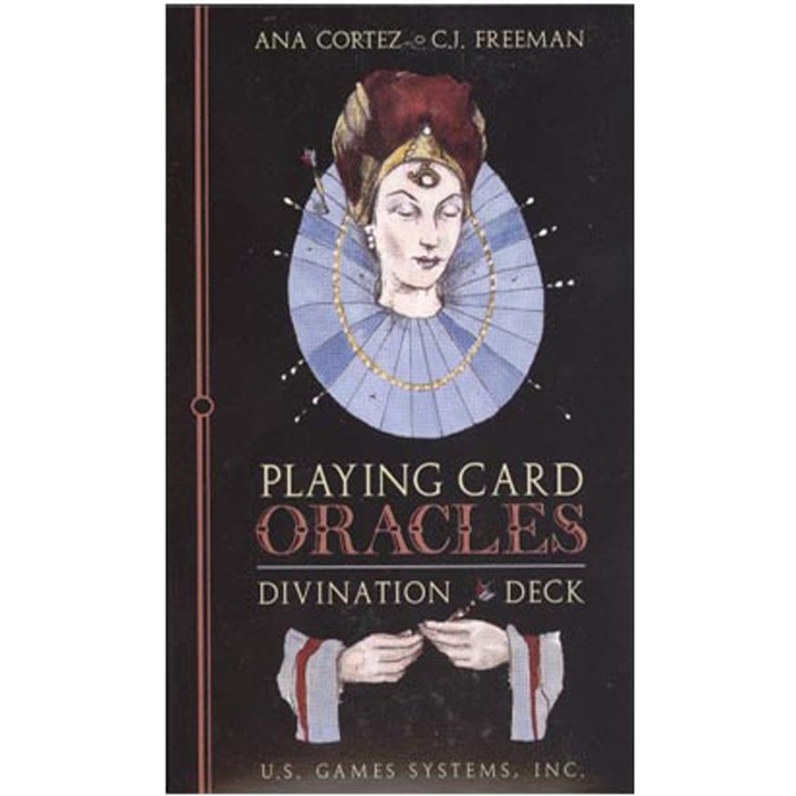 Set 52 carti de joc Oracles Divination, U.S. Games Systems, 7.6 x 11.5 cm, Multicolor