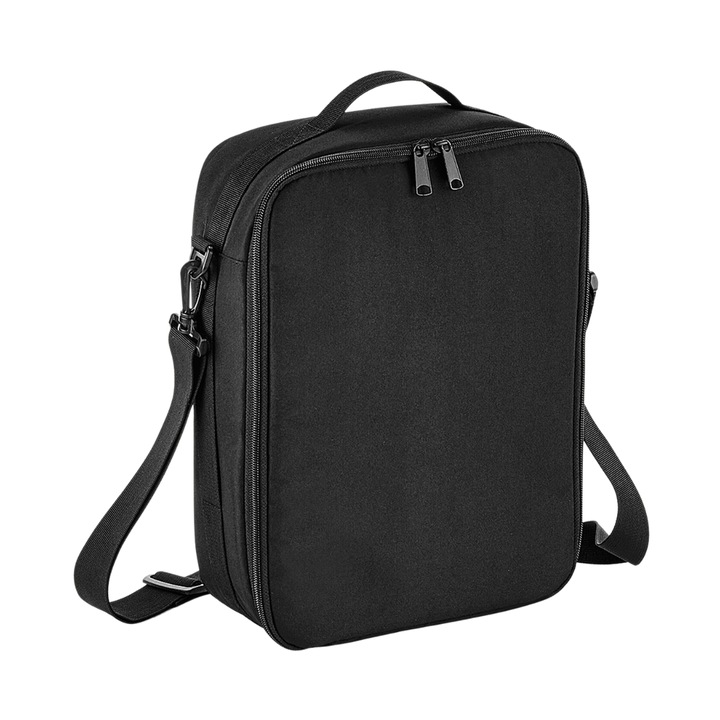 Модулна чанта за рамо за фотоапарат и аксесоари, водоустойчива, удароустойчива, вместимост 7,5 л, 24 х 33 х 11 см, черна