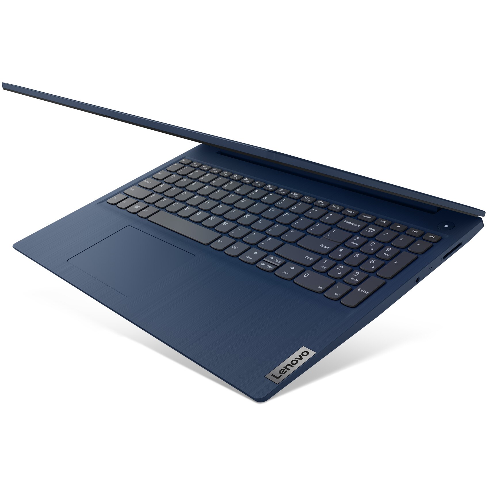Laptop Lenovo IdeaPad 3 15IGL05 cu procesor Intel® Celeron® N4120 pana la 2.60 GHz, 15.6'', HD, 4GB, 256GB SSD, Intel UHD Graphics 600, Free DOS, Abyss Blue