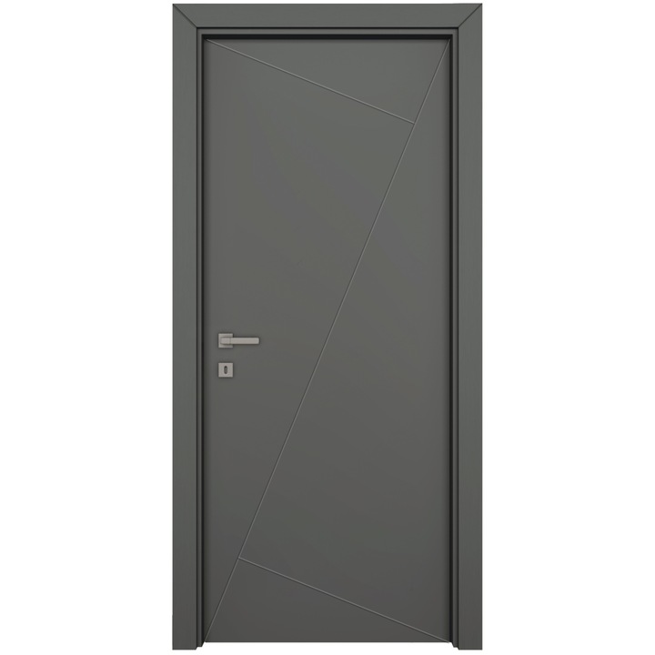 Usa interior, plina VarioDor Alize VDA-H1 60 Modern Antracit, dreapta, gri