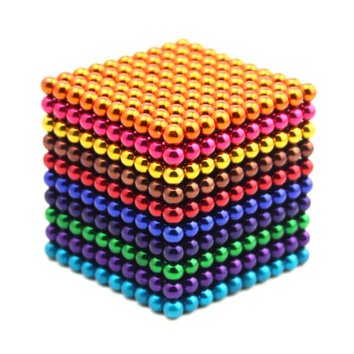 Set 1000 bile magnetice, Antistres, 10ani+, Multicolor