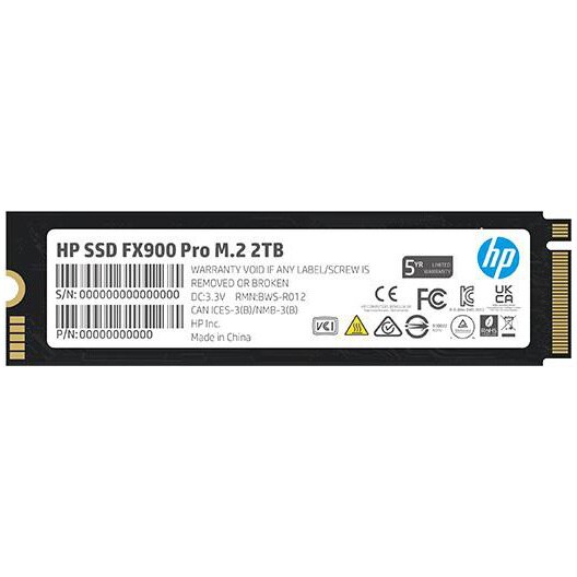 HP FX900 Pro 2TB M.2 NVMe (Gen4, DRAM搭載) Amazon | HP FX900 Pro NVMe Gen 4 ゲーミング SSD - PCIe 4.0 16 Gb/s