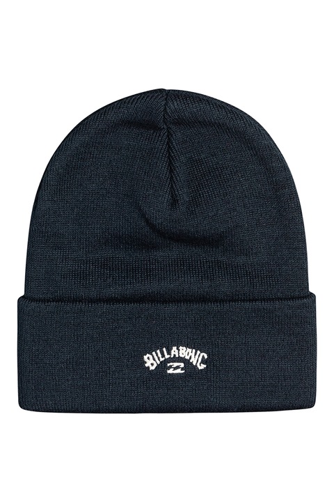 Billabong, Caciula tricotata fin cu logo brodat Arch, Bleumarin inchis