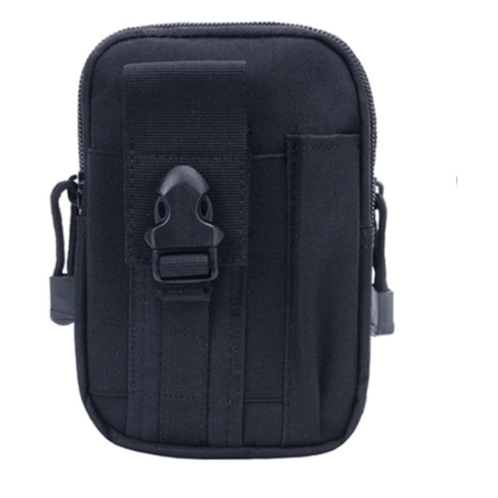 Спортна чанта, EUATEO, найлон, 12x6x17,5 см, черна