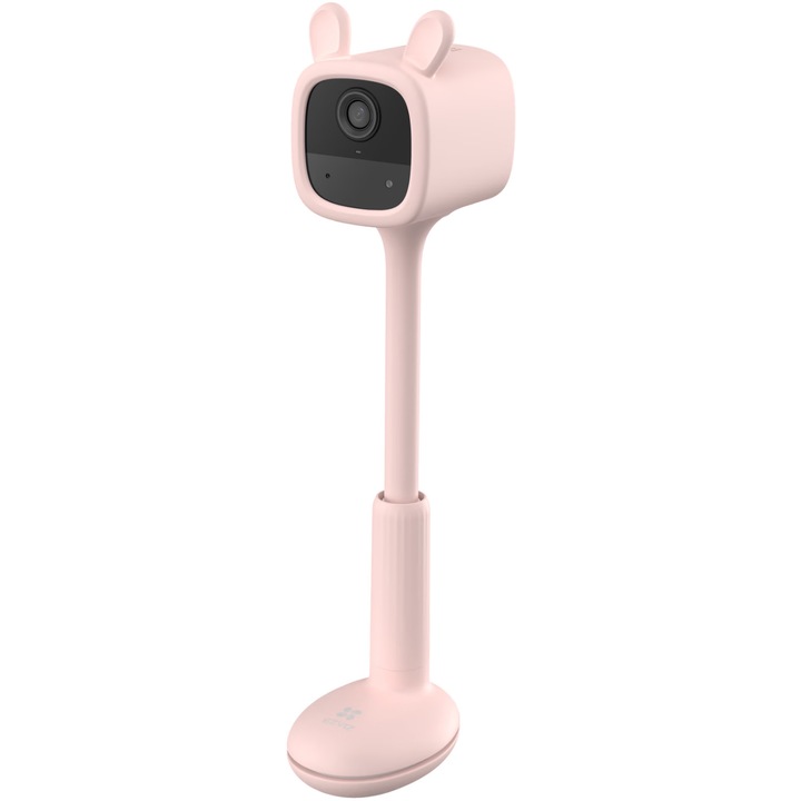 Camera de supraveghere Ezviz BM1 Pink Baby Monitor, 2MP, 1080p, 2000 mAh