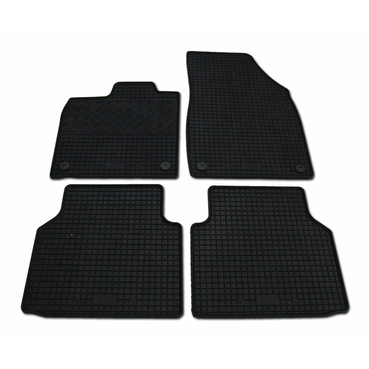 4db gumiszőnyeg készlet VW ID.4 / ID.5 / Skoda Enyaq / Audi Q4 e-Tron, 2021-jelenleg, Rigum