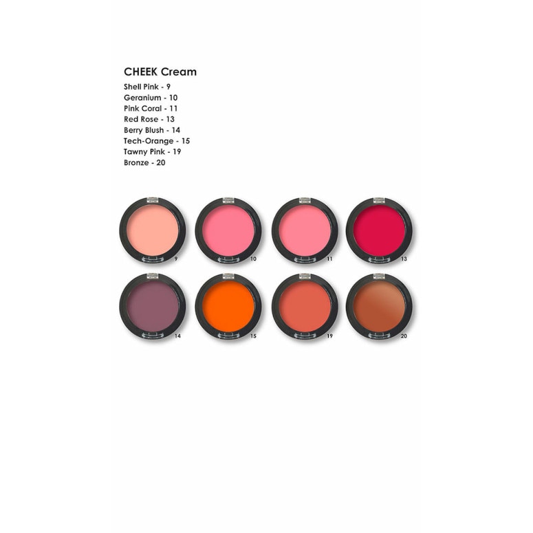 Mehron CHEEK Cream Palette – Cremige Rouge-Palette Für Konturieren & Highlighting | Lang Anhaltend, Für Creme- & Puder-Foundation