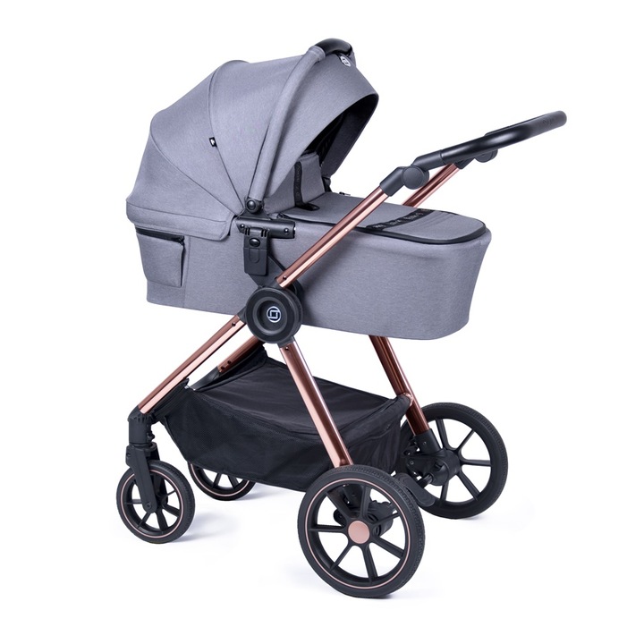 Бебешка количка 2 в 1 Ozz Zokky, Сива