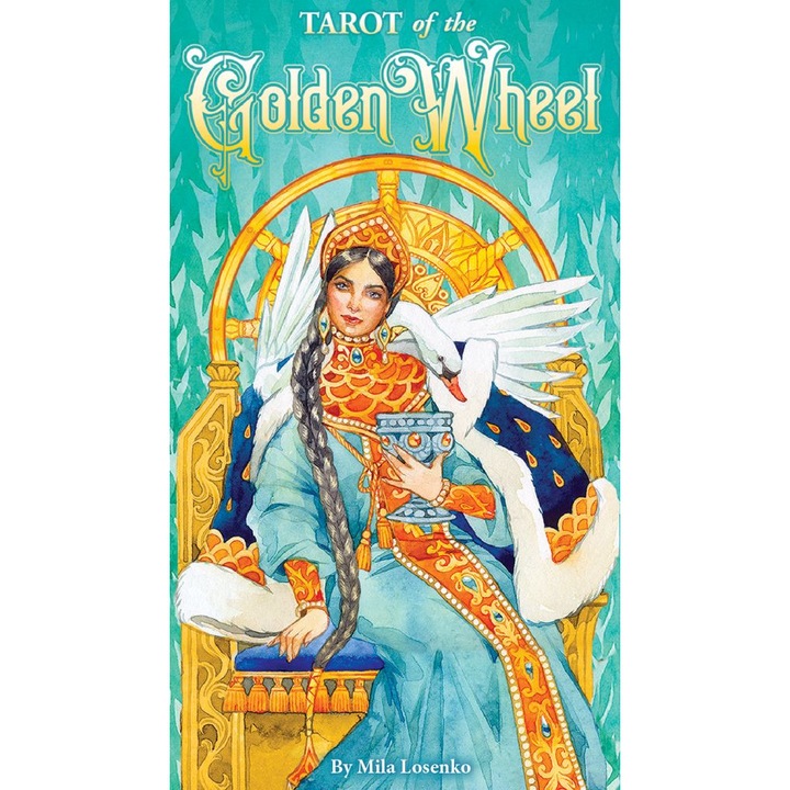 Set 78 carti Tarot of the Golden Wheel, U.S. Games Systems, De Mila Losenko, Multicolor