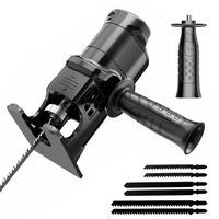 Adaptor fierastrau alternativ, TopGearWorld, Inox, Negru