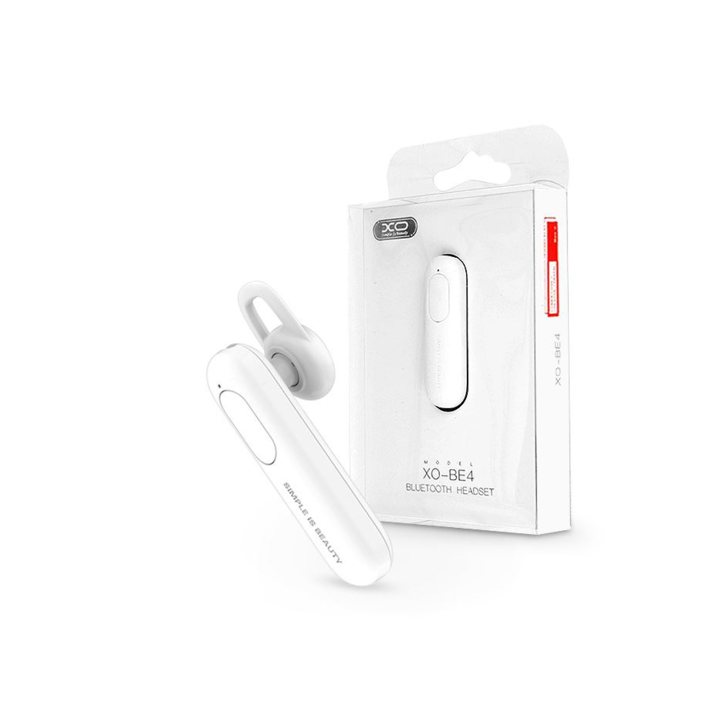 XO Wireless Bluetooth headset v4.2 - XO BE4 Wireless Bluetooth Earphone - fehér