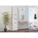 Dulap de baie, PVC, L-23 MIX SONOMA, 170x30x30