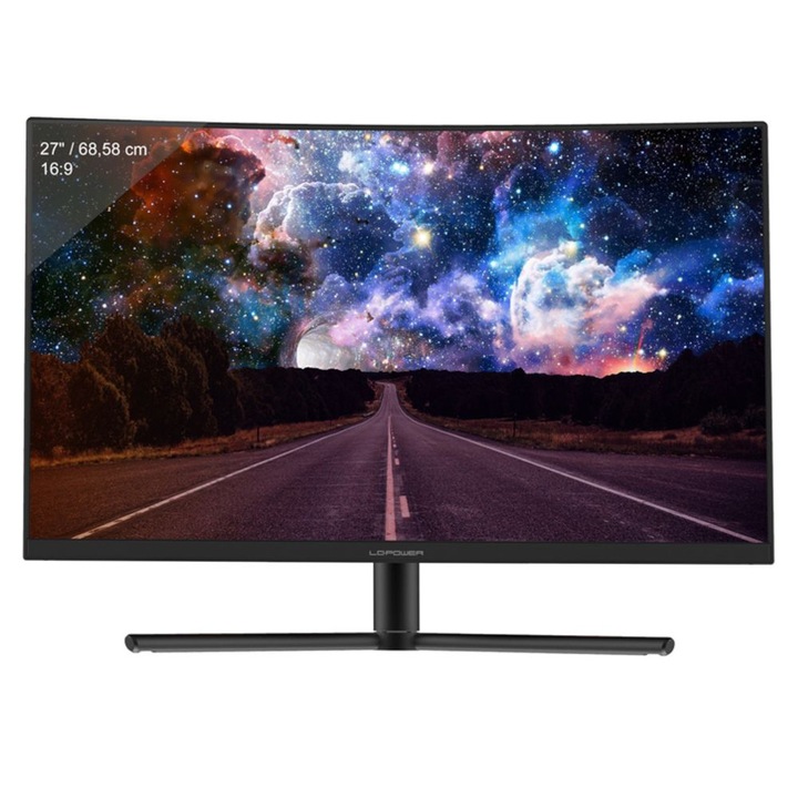 LC Power LCD-Display LC-M27-QHD-240-C-K - 68.6 cm (27") - 2560 x 1440 QHD (LC-M27-QHD-240-C-K)