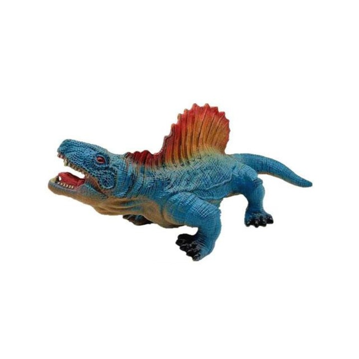 Magic Toys 4159103 Pamut töltésű Dimetrodon dinoszaurusz figura 26cm