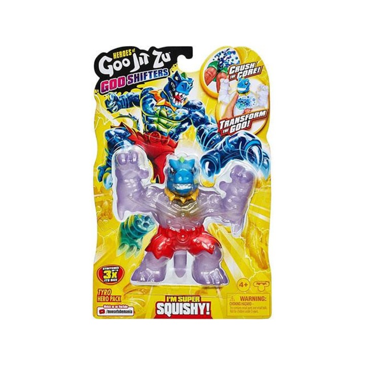 Moose Enterprise 6413999 Heroes of Goo Jit Zu Tyro játékfigura "Goo-formation" maggal