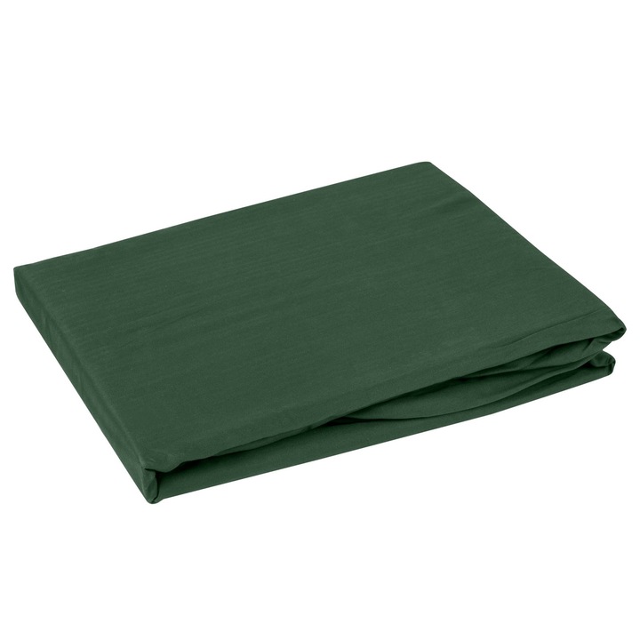 Eurofirany szatén lepedő, NOVA3, 180x200 üveg zöld