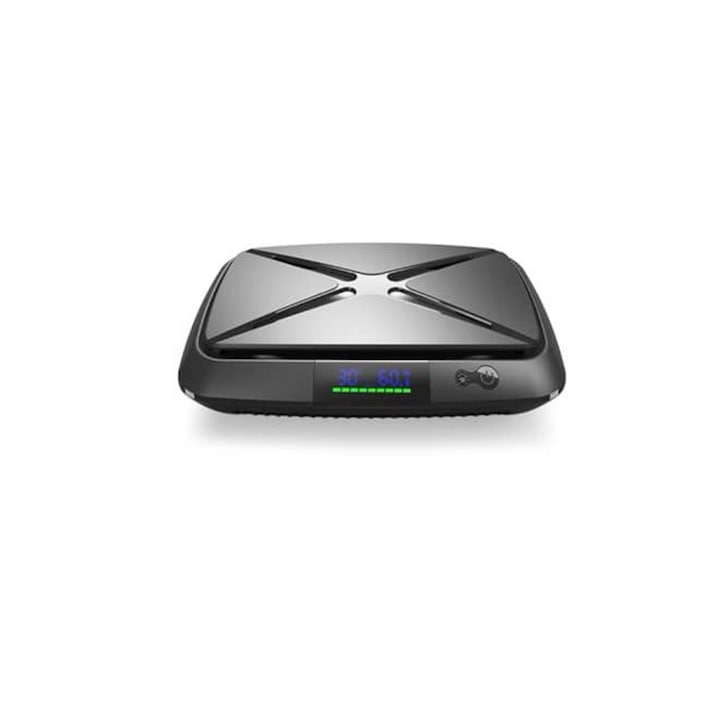 Purificator de aer Go4Fresh, Modern Ada 603, 6 niveluri de filtrare, Lampa UV, Ionizator, Filtru HEPA, Carbon activ, Alb