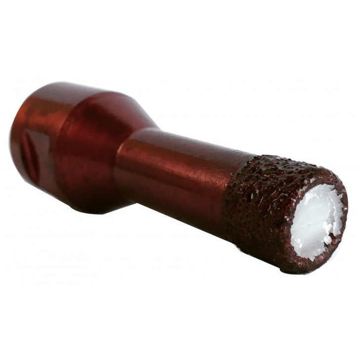 Carota diamantata, 6mm, cu ceara, pentru gresie portelanata si piatra, Premium - DXDH.80408.06.W