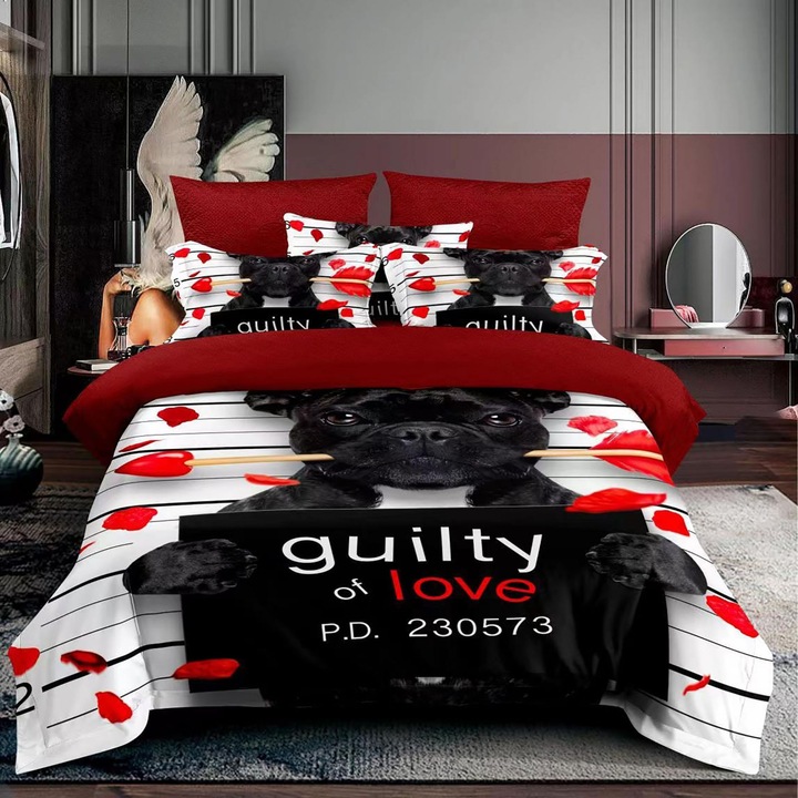 Ágyneműhuzat garnitúra, finet, egyszemélyes (F1P1)