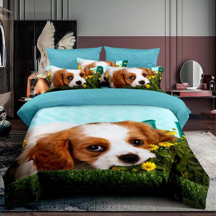 Ágyneműhuzat garnitúra, finet, egyszemélyes (F1P24)