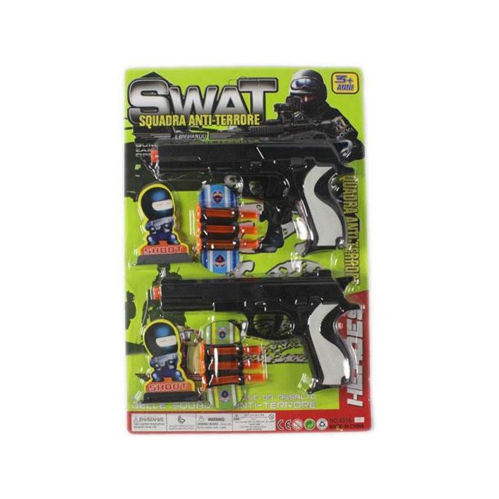 Magic Toys 3428415 S.W.A.T. dupla pisztoly szett
