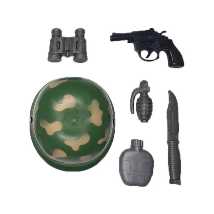 Magic Toys 5846781 Katonai felszerelés 5db-os szett