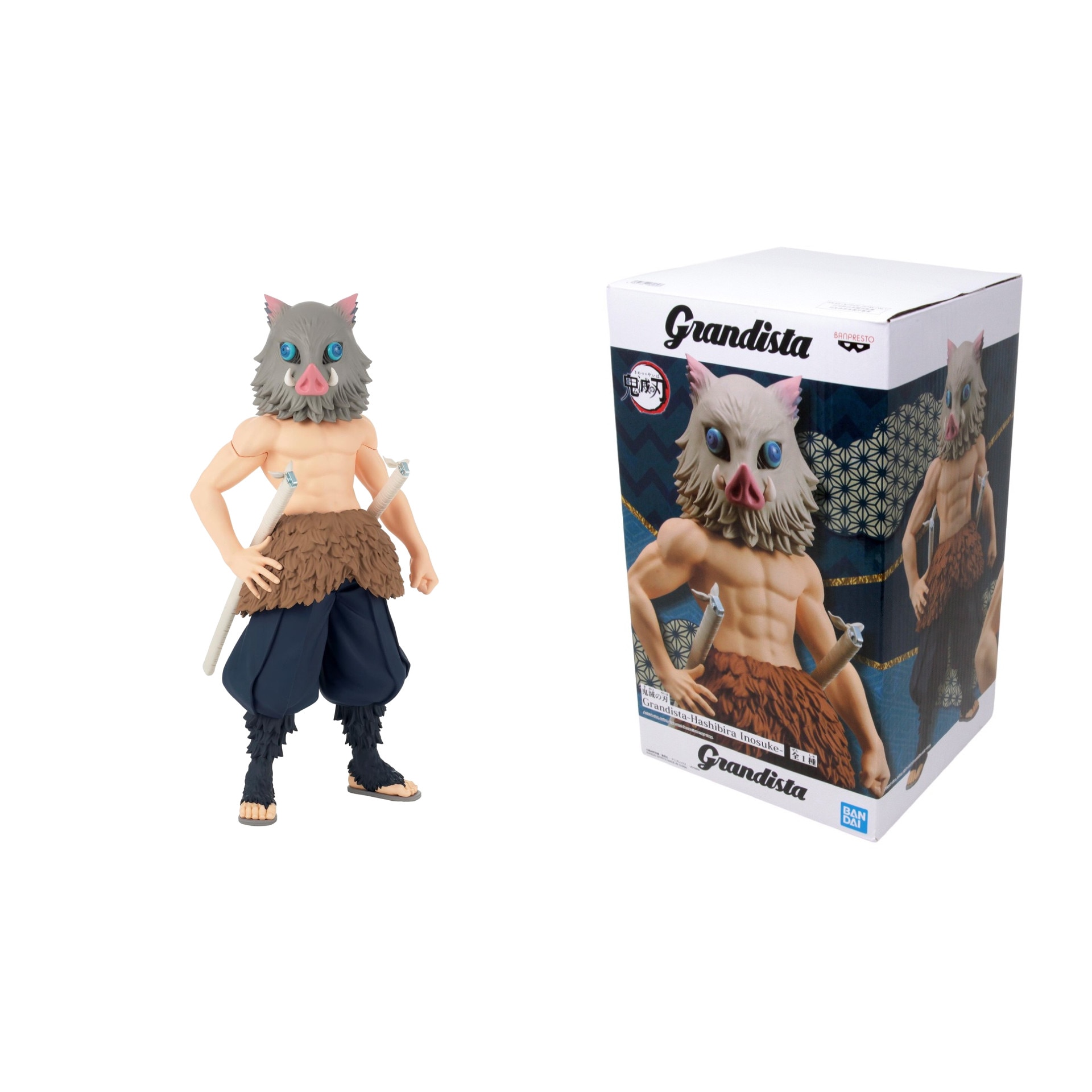 Figurine Banpresto Demon Slayer – Inosuke Hashibira – Grandista – Neuve Sous Blister