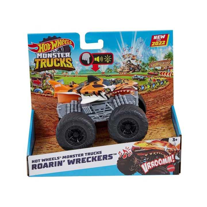 Hot Wheels 5034307 Hot wheels monster trucks 1:43 autó fényekkel és hangokkal