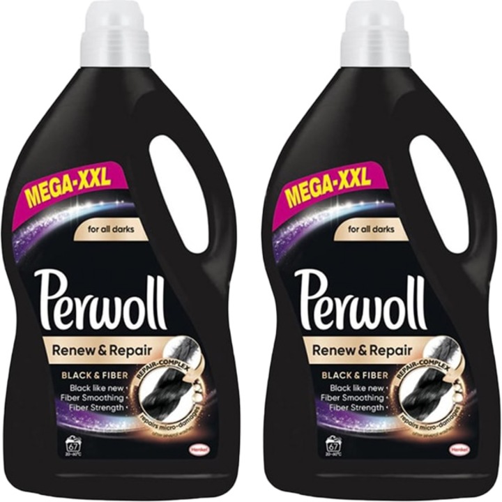 Течен перилен препарат Perwoll Renew Black 134 пранета 2х4.05л